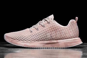 Pink Nobull Mesh Runner Men's Running Shoes | CA I1160L